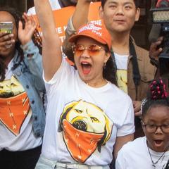 girl at rally